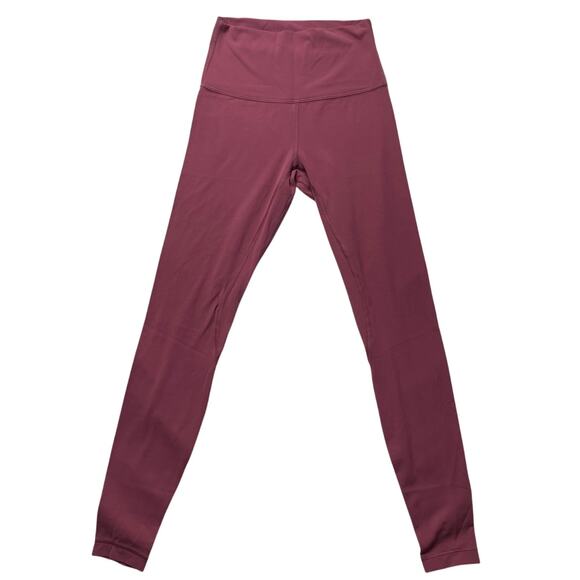 Lululemon Align Leggings Misty Merlot Sz 4 Women's Athleisure Stretch Yoga - Picture 1 of 5